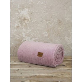 Κουβέρτα Μονή Jacquard (150*220) NIMA Mellow Pink