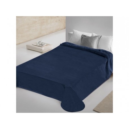 Κουβέρτα Βελουτέ Υπέρδιπλη (220*240) ADAMhome 700 Blue