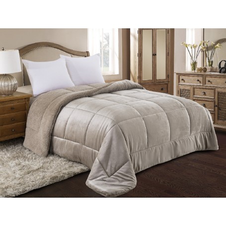 Κουβερτοπάπλωμα King Size (240*260) ADAMhome 805 Taupe