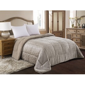 Κουβερτοπάπλωμα Υπέρδιπλο (220*240) ADAMhome 820 Taupe