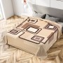 Κουβέρτα Βελουτέ Υπέρδιπλη (220*240) Belpla Ster 271 Beige