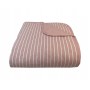 Κουβερλί Υπέρδιπλο (220*240) ASTRON Stripe Dusty Rose