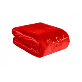 Κουβέρτα Βελουτέ Μονή (160*240) Pierre Cardin Nancy 545 Red