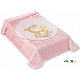 Κουβέρτα Βελουτέ Αγκαλιάς (80*110) Belpla Dralon 549 Pink