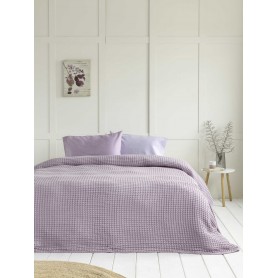 Κουβέρτα Πικέ Μονή (160*240) NIMA Comfy Warm Lilac