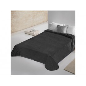 Κουβέρτα Βελουτέ Υπέρδιπλη (220*240) ADAMhome 700 Dark Grey