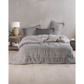 Κουβερτοπάπλωμα Υπέρδιπλο (220*240) Rythmos Tilty Gray