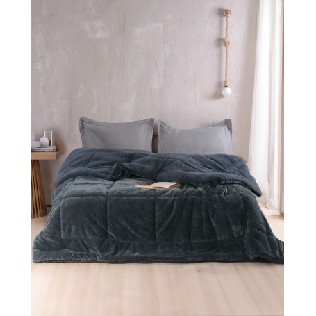 Κουβερτοπάπλωμα Υπέρδιπλο (220*240) Rythmos Tilty Gray/Blue